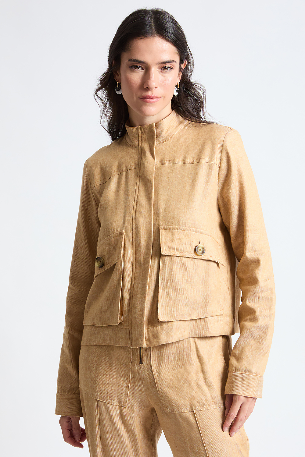 JAQUETA LINHO VICUNHA